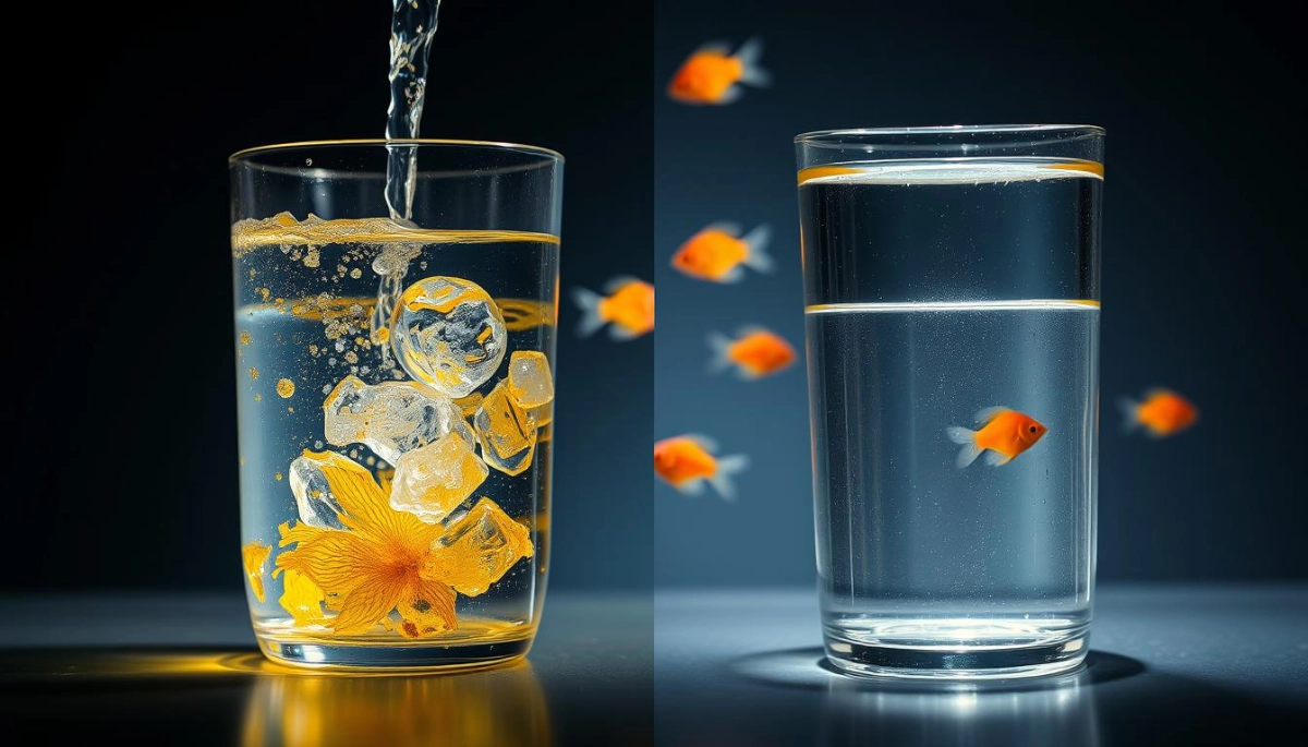 Vergleich zwischen Leitungswasser und Osmosewasser für Aquarien
